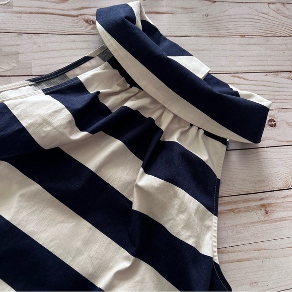 NWT Tuckernuck Sail to Sable Cowl Neck Shift Dress in Navy and White Stripe XS - Picture 5 of 13